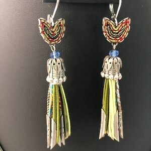 Sapphire Waves Earrings